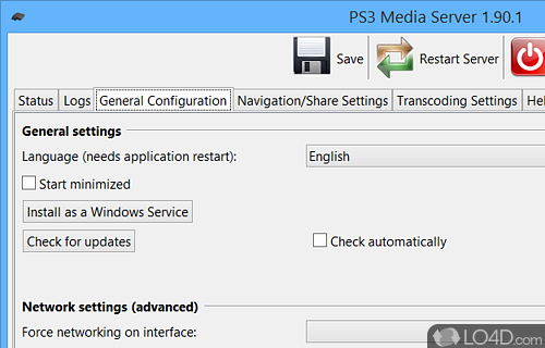 Create your Own media Streaming Server - Screenshot of PS3 Media Server