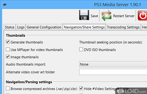 Your Own Media Streamed - Screenshot of PS3 Media Server