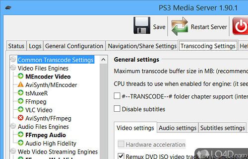 Robust Code For Small Business - Screenshot of PS3 Media Server
