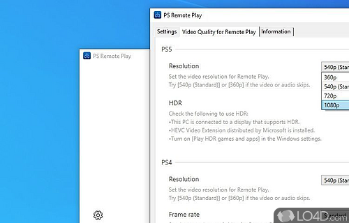 Control PS5 remotely - Screenshot of PS4 Remote Play