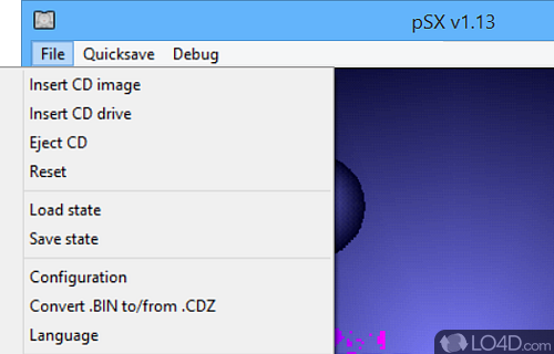 How it Works - Screenshot of pSX Emulator