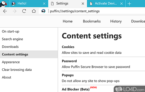 Puffin Web Browser is a wicked fast browser for Windows PC - Screenshot of Puffin Browser