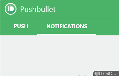 Quickly send and receive files - Screenshot of Pushbullet