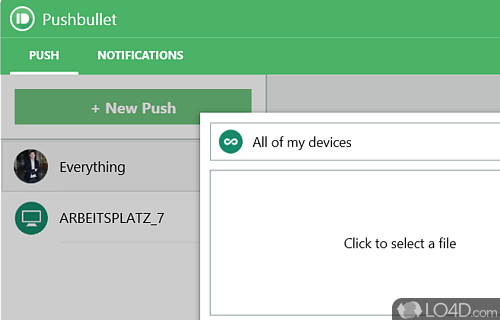 Pushbullet Screenshot