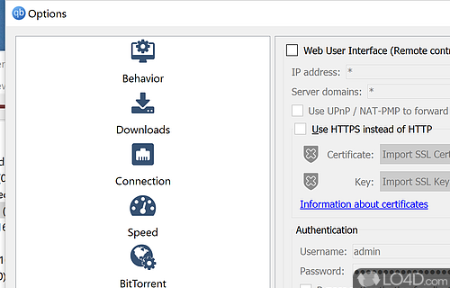 An open-source P2P torrent software - Screenshot of qBittorrent