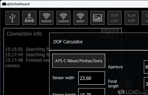 qDslrDashboard screenshot