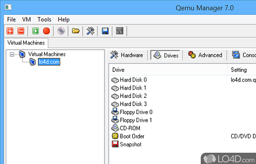 Qemu Manager screenshot