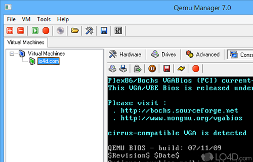 Qemu Manager screenshot