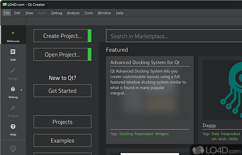 Sophisticated Code Editor - Screenshot of Qt Creator