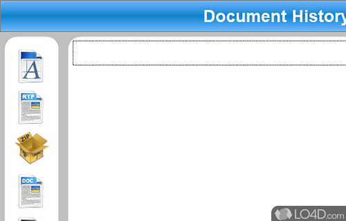 User interface - Screenshot of QT Writer Express
