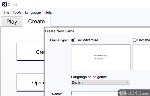 Advanced scripting options - Screenshot of Quest