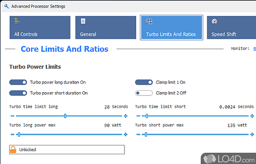 Tools and options for tweaking - Screenshot of Quick CPU