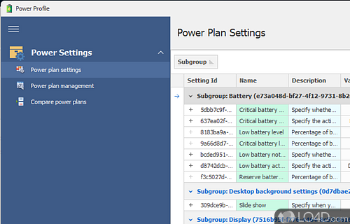 Power Data - Screenshot of Quick CPU