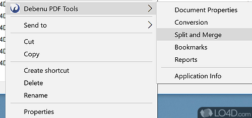 Merge - Screenshot of Debenu PDF Tools