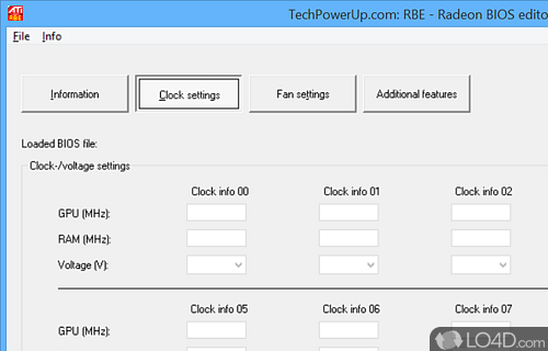 Radeon BIOS Editor Screenshot