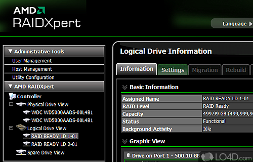 RAIDXpert Screenshot