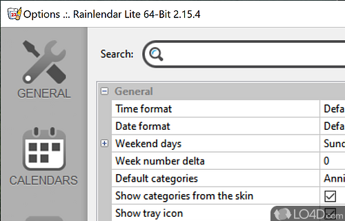 Rainlendar Lite screenshot