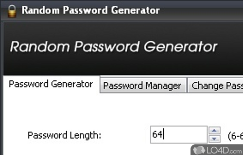 Random Password Generator Screenshot