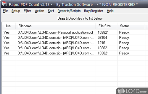 Rapid PDF Count Screenshot