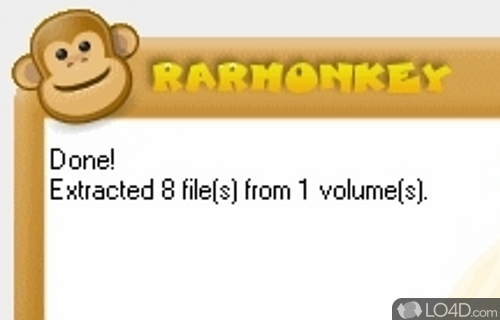 Screenshot of RarMonkey - Alternative RAR extractor