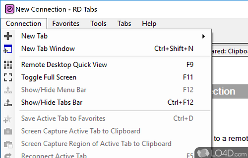 Flexible and intuitive interface - Screenshot of RD Tabs