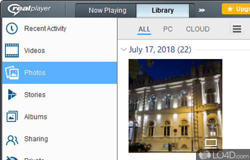 Have your media files wherever you go - Screenshot of RealPlayer
