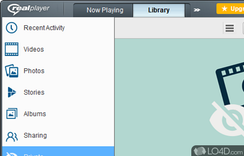 Cleverly organize your media libraries - Screenshot of RealPlayer