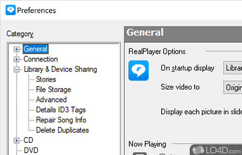 Responsive resolution - Screenshot of RealPlayer