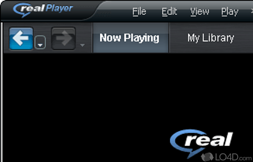 Screenshot of RealPlayer SP - Play RM, RA and other video files