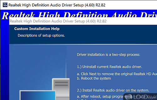 Screenshot of Realtek High Definition Audio Driver - User interface