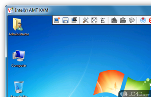 Screenshot of RealVNC Free - User interface