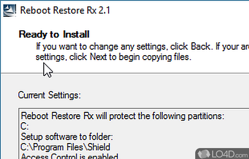 Reboot Restore Rx Screenshot