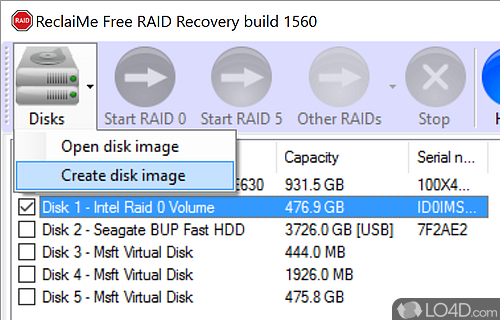 ReclaiMe Free RAID Recovery Screenshot