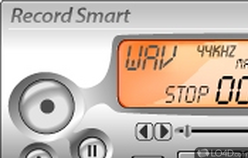 Screenshot of Record Smart - User interface