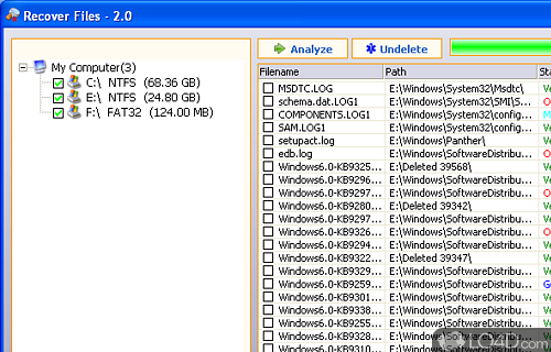 Recover Files Screenshot