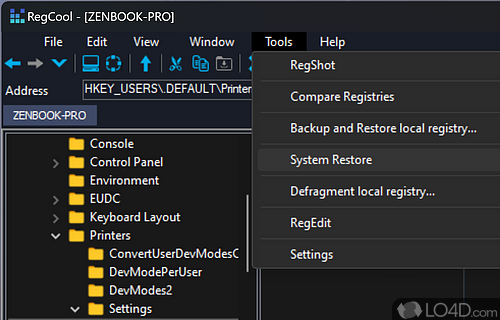 Advanced Registry Editor for your Windows Desktop - Screenshot of RegCool