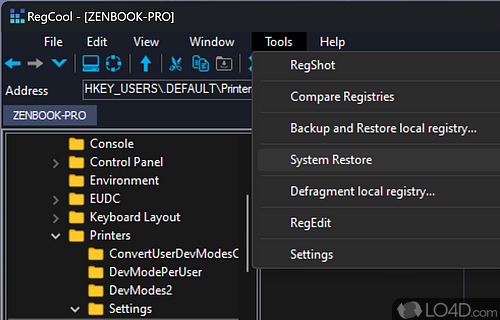 RegCool 1.340 for mac instal