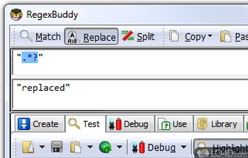 RegexBuddy Screenshot