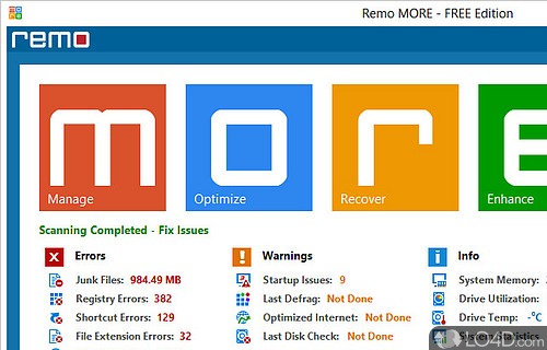 Remo MORE Screenshot