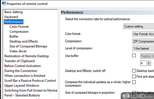 Remote Administrator Control Client screenshot