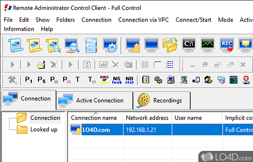 Remote Administrator Control Client screenshot