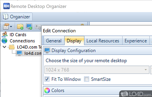 Remote Desktop Organizer screenshot