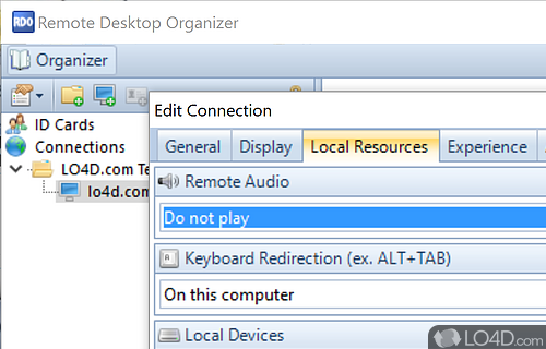 Remote Desktop Organizer screenshot