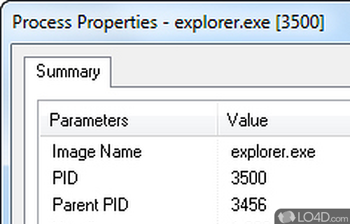 Remote Process Explorer Screenshot