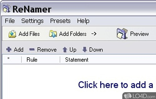ReNamer Screenshot