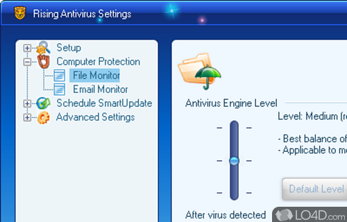 Free unobtrusive antivirus tool - Screenshot of Rising Antivirus Free Edition