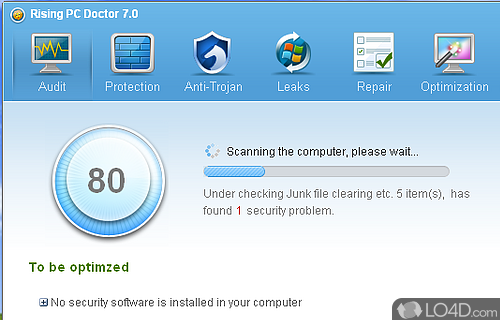 Screenshot of Rising PC Doctor - Pofessional PC security utility