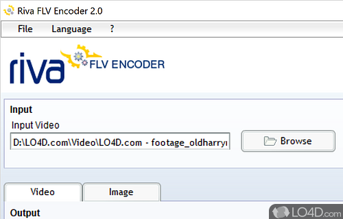 Riva FLV Encoder Screenshot