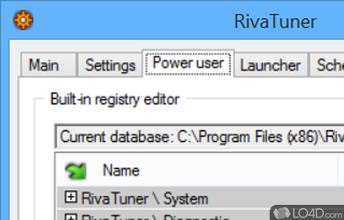 RivaTuner Screenshot