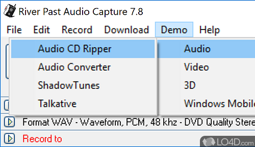River Past Audio Capture screenshot